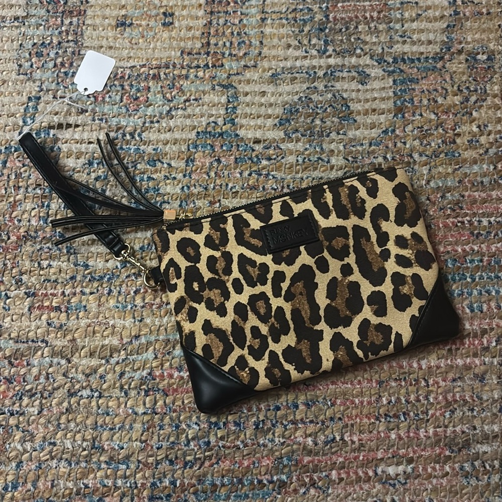 Cheetah Print Wristlet